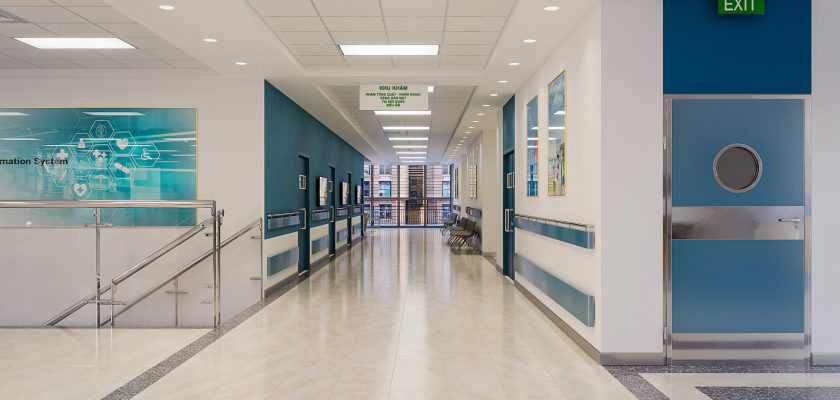 Thiết kế không gian tiết kiệm trong nội thất bệnh viện